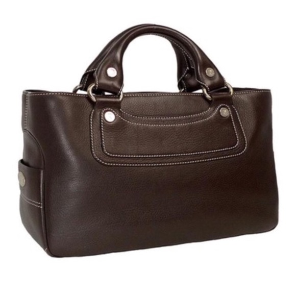 CELINE • Boogie Bag Leather Tote/Handbag Made In Italy - Picture 1 of 16